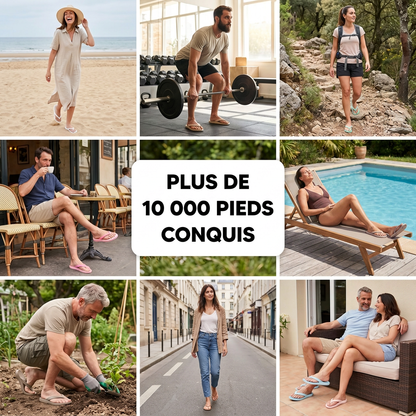 DYNX Confort BLANCHE | Des journées entières debout ? Tes pieds méritent un vrai soutien, dès le 1er port.