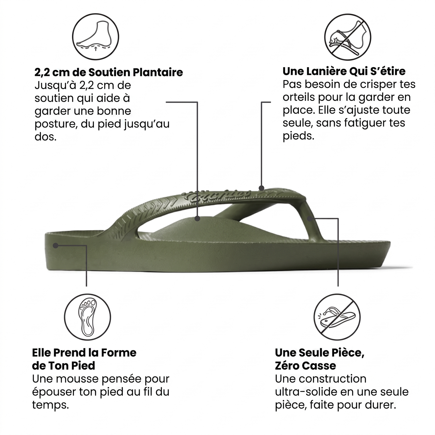 DYNX Confort OLIVE | Le confort d'abord, le style toujours