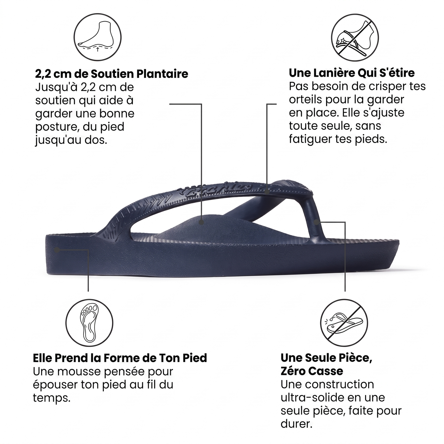 DYNX Confort BLEU NUIT | Le confort d'abord, le style toujours