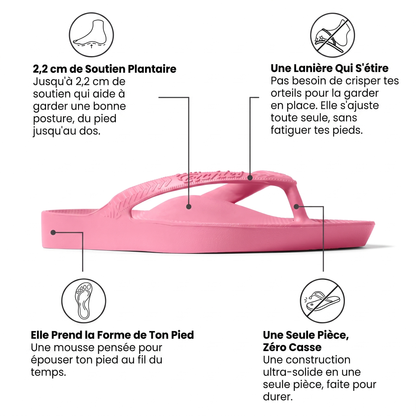 DYNX Confort ROSE-FONCE | Le confort d'abord, le style toujours
